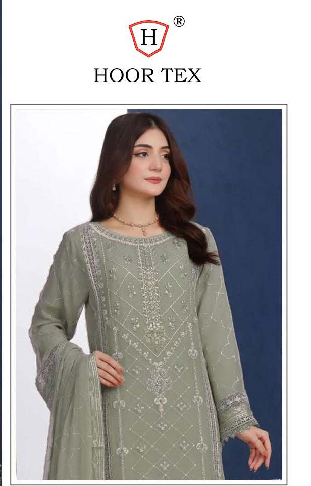 Hoor Tex Or-71,A To D Heavy Organza Wholesale Pakistani Eid Collection