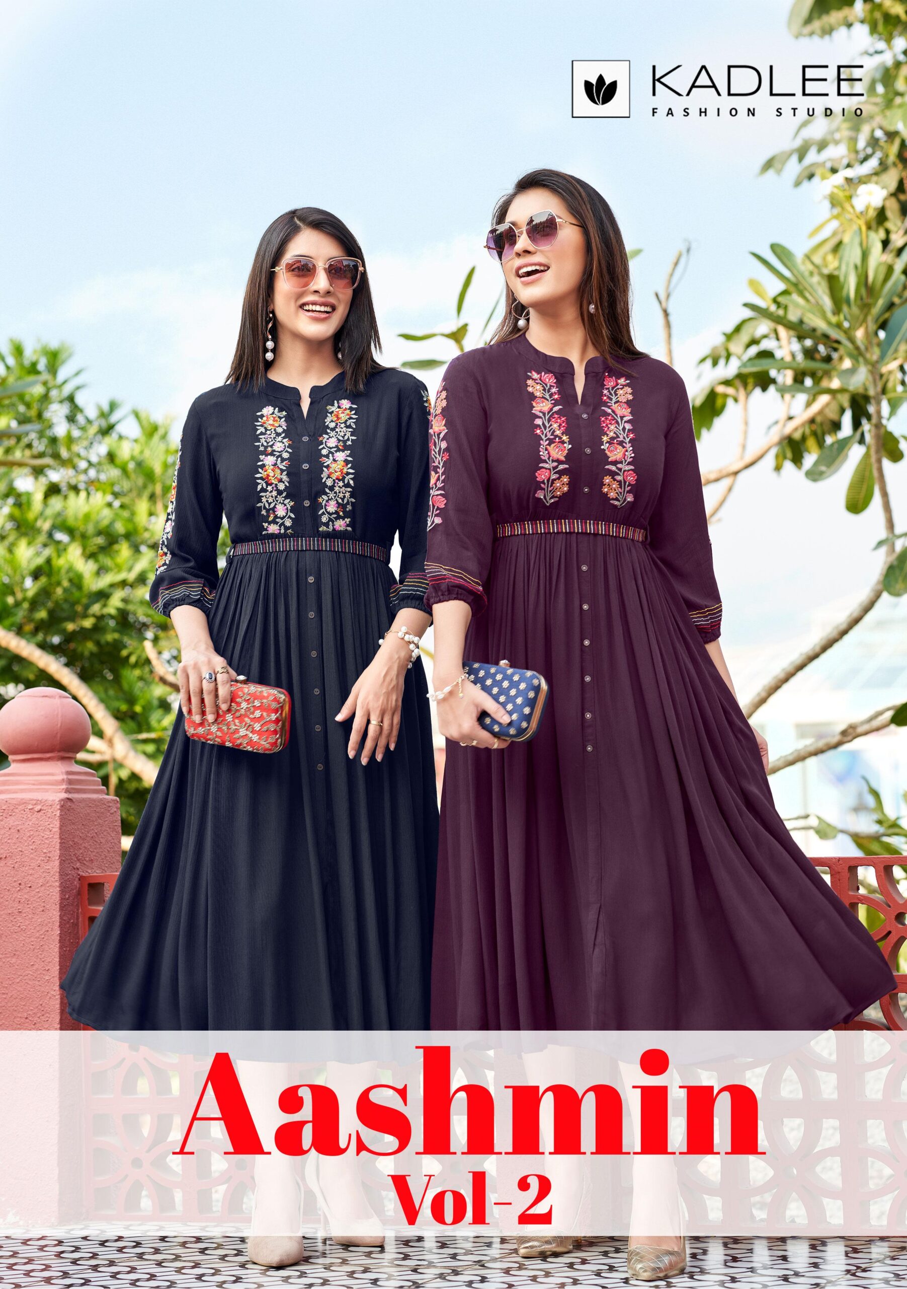 Kadlee Ashmin Vol 2 Wrinkle Rayon Wholesale Fancy Kurtis Catalog