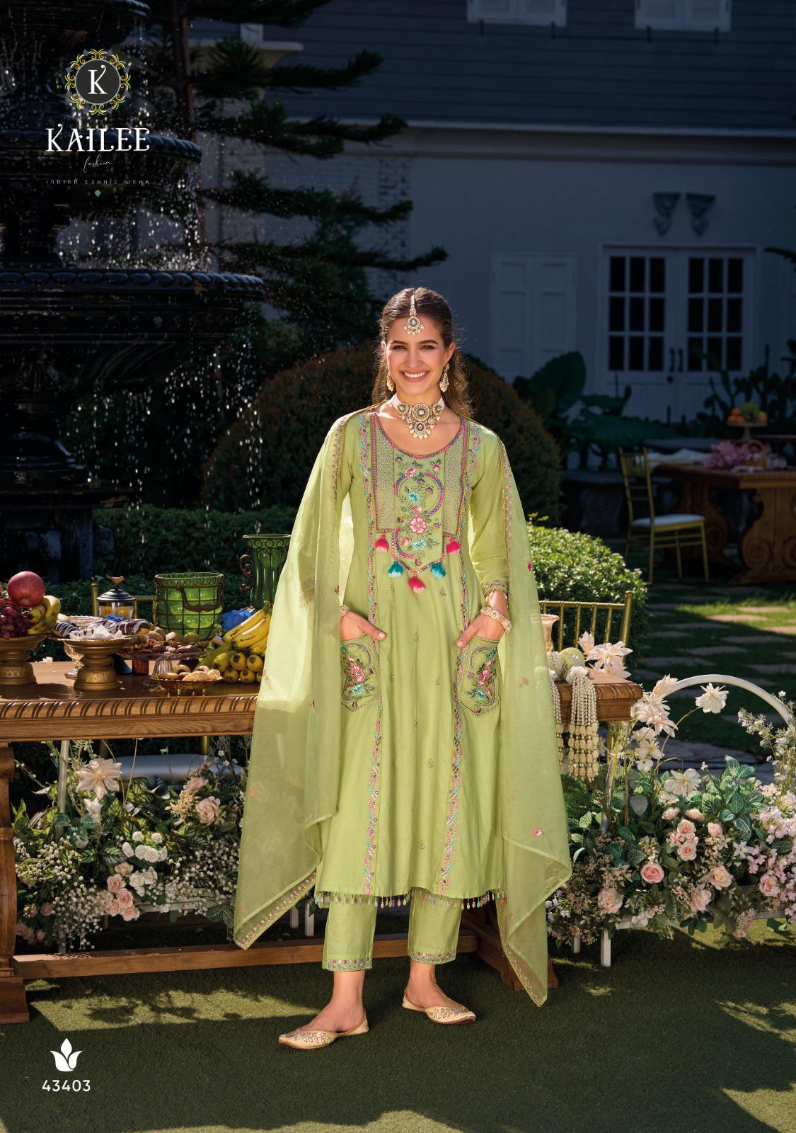 Kailee Fashion Shaili Pure Cotton Wholesale Readymade Salwar Suit Collection - Image 3