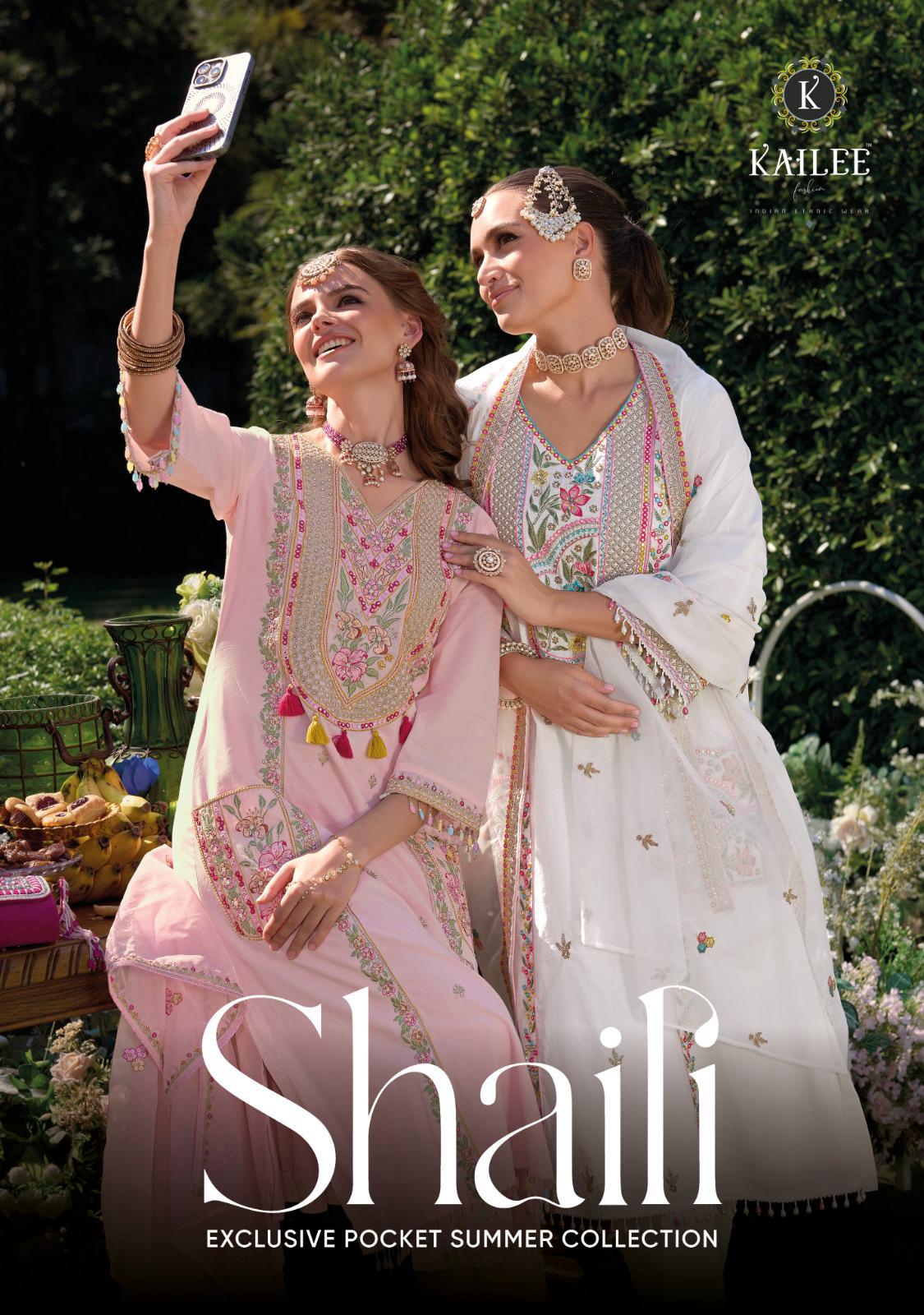 Kailee Fashion Shaili Pure Cotton Wholesale Readymade Salwar Suit Collection