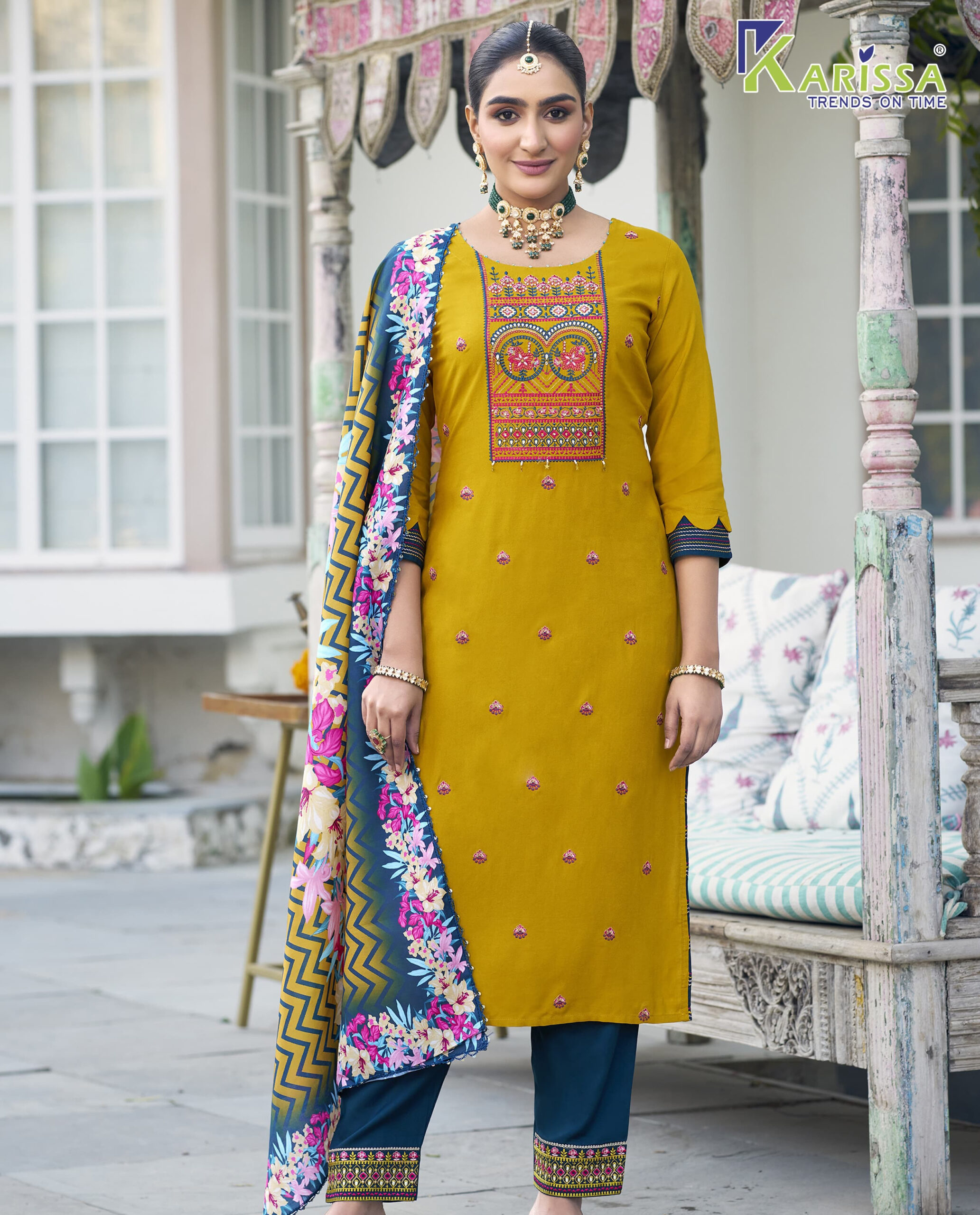 Karissa Latika Vol 2 Rayon Wholesale Kurti Pant With Dupatta Catalog