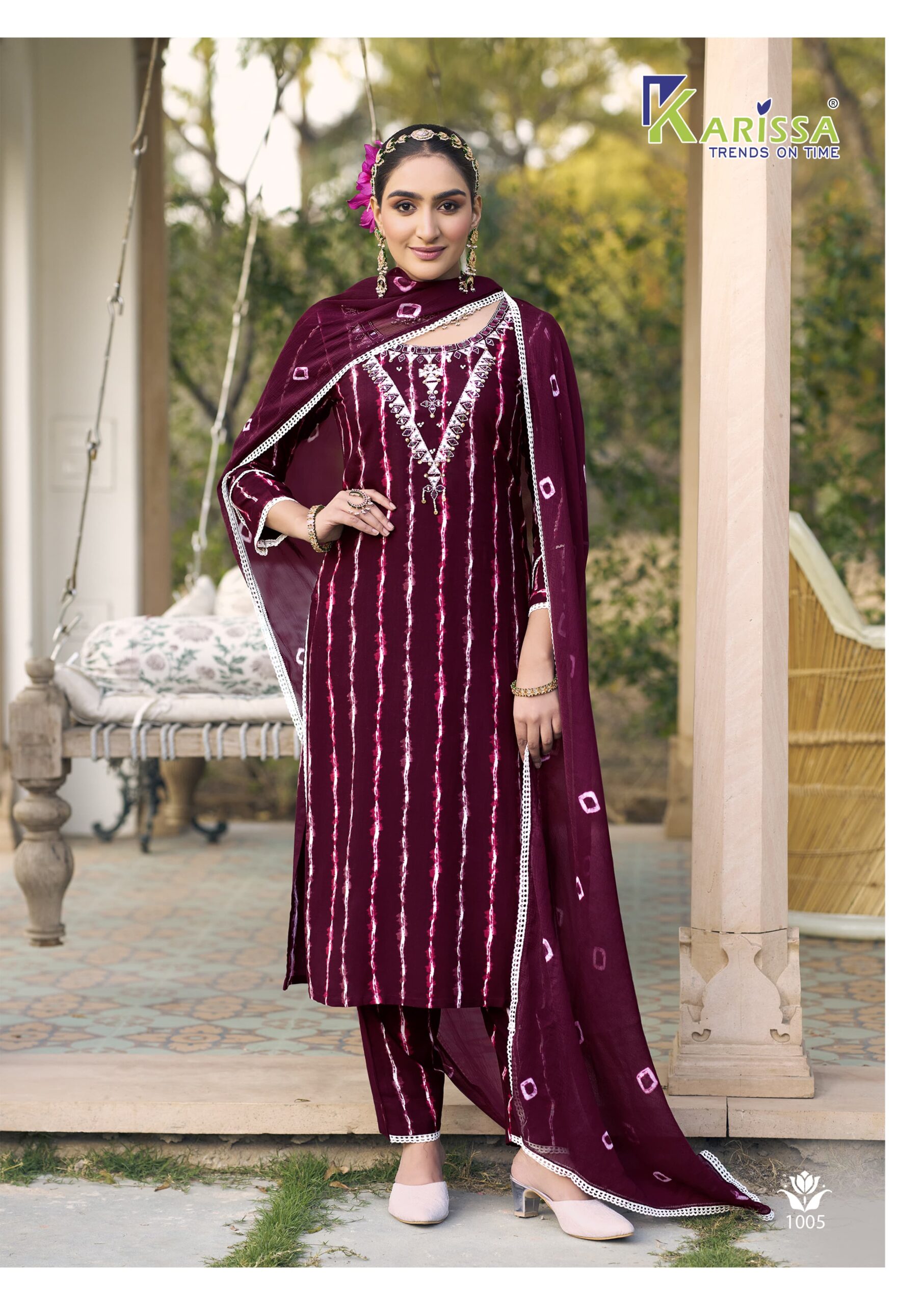 Karissa Lizaa Rayon Printed Wholesale Kurti Bottom With Dupatta Collection - Image 2