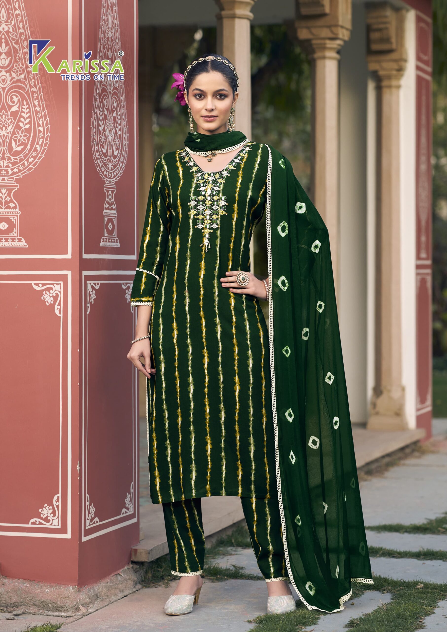 Karissa Lizaa Rayon Printed Wholesale Kurti Bottom With Dupatta Collection - Image 3