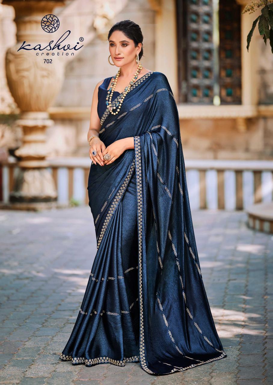 Kashvi Creation Platinum-Vol 7 Pn Soft Silk Wholesale Fancy Sarees Collection - Image 9