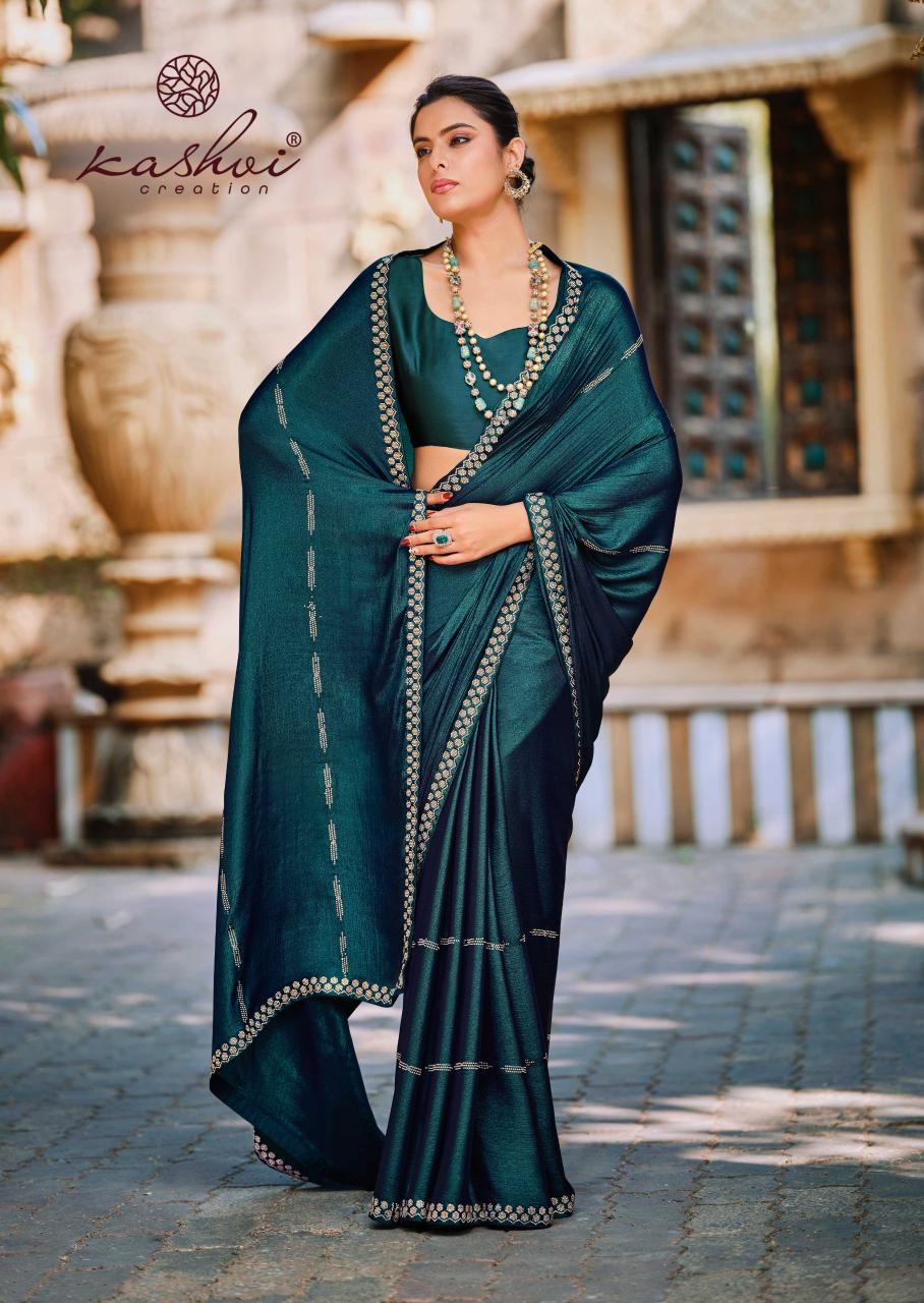 Kashvi Creation Platinum-Vol 7 Pn Soft Silk Wholesale Fancy Sarees Collection - Image 6