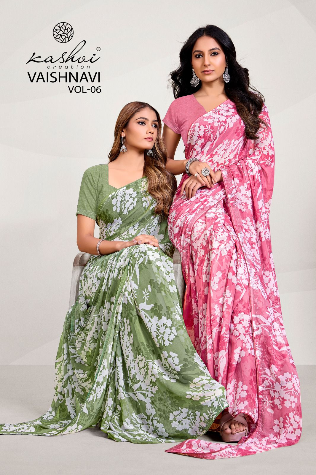 Kashvi Creation Vaishnavi Vol. 06 Georgette Wholesale Fancy Sarees Catalog