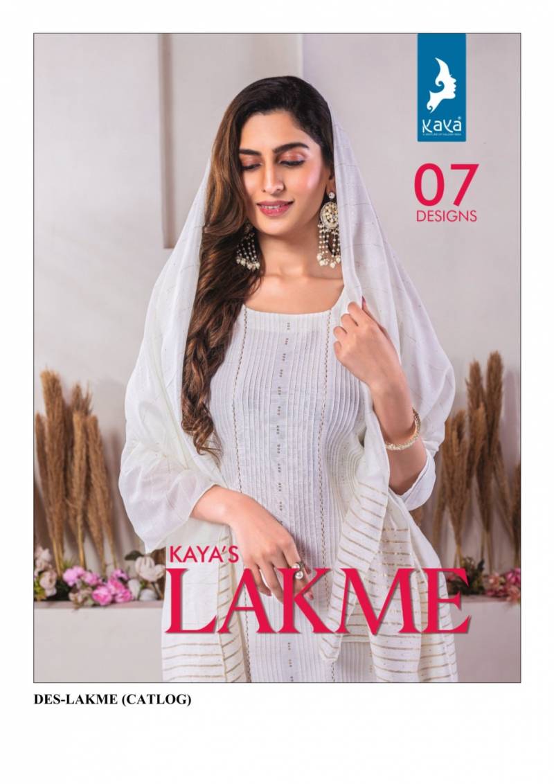 Kaya Lakme Long Slub Wholesale Kurti Bottom With Dupatta Collection