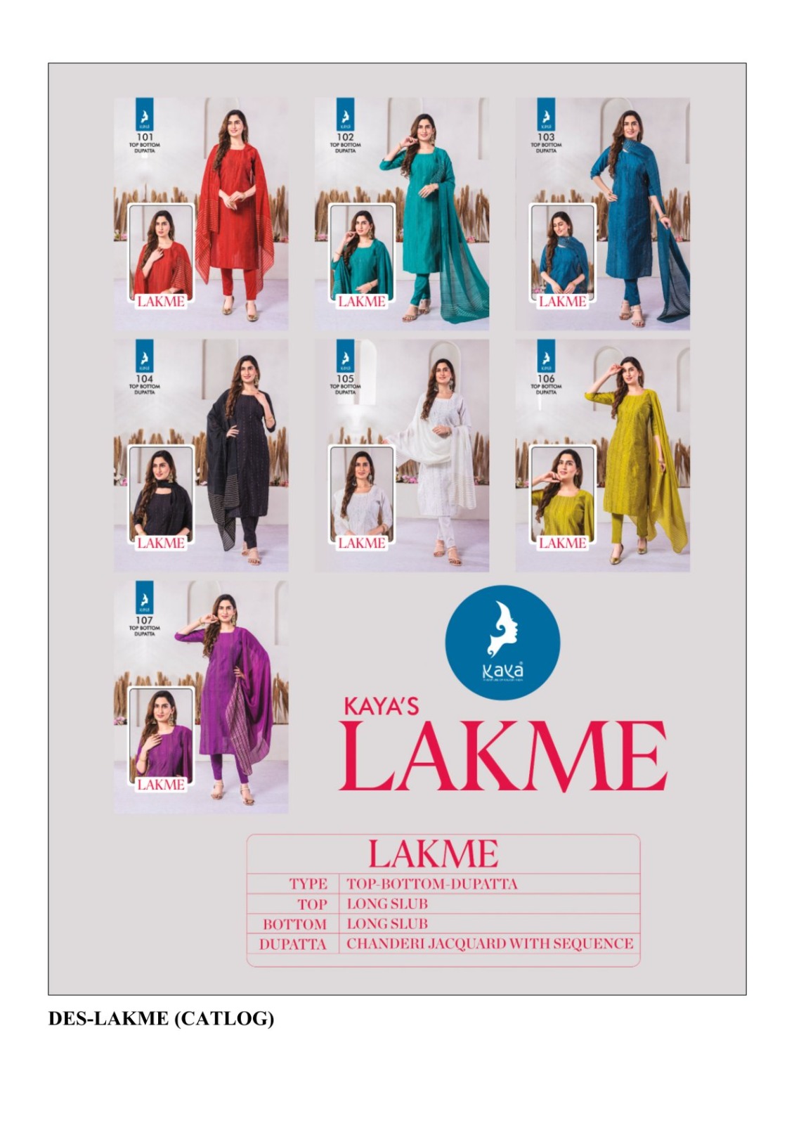 Kaya Lakme Long Slub Wholesale Kurti Bottom With Dupatta Collection - Image 9