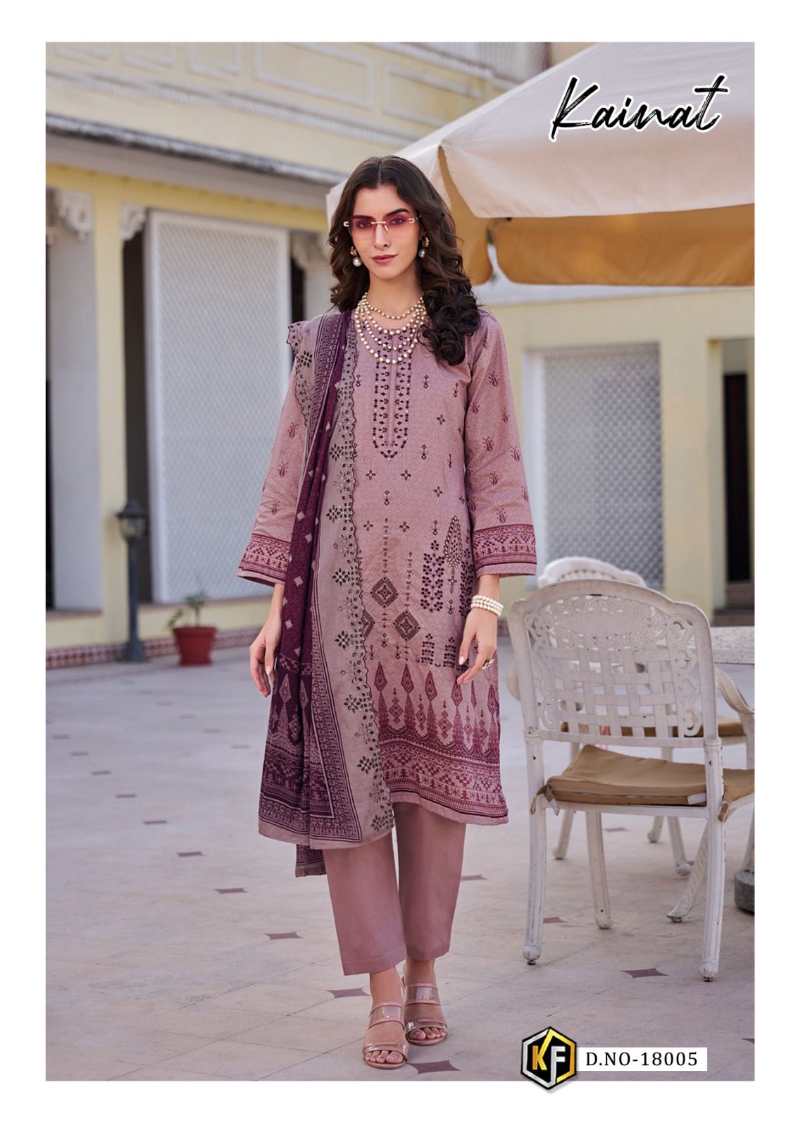 Keval Kainat Vol 18 Heavy Luxury Lawn Wholesale Pakistani Salwar Suit Catalog - Image 3