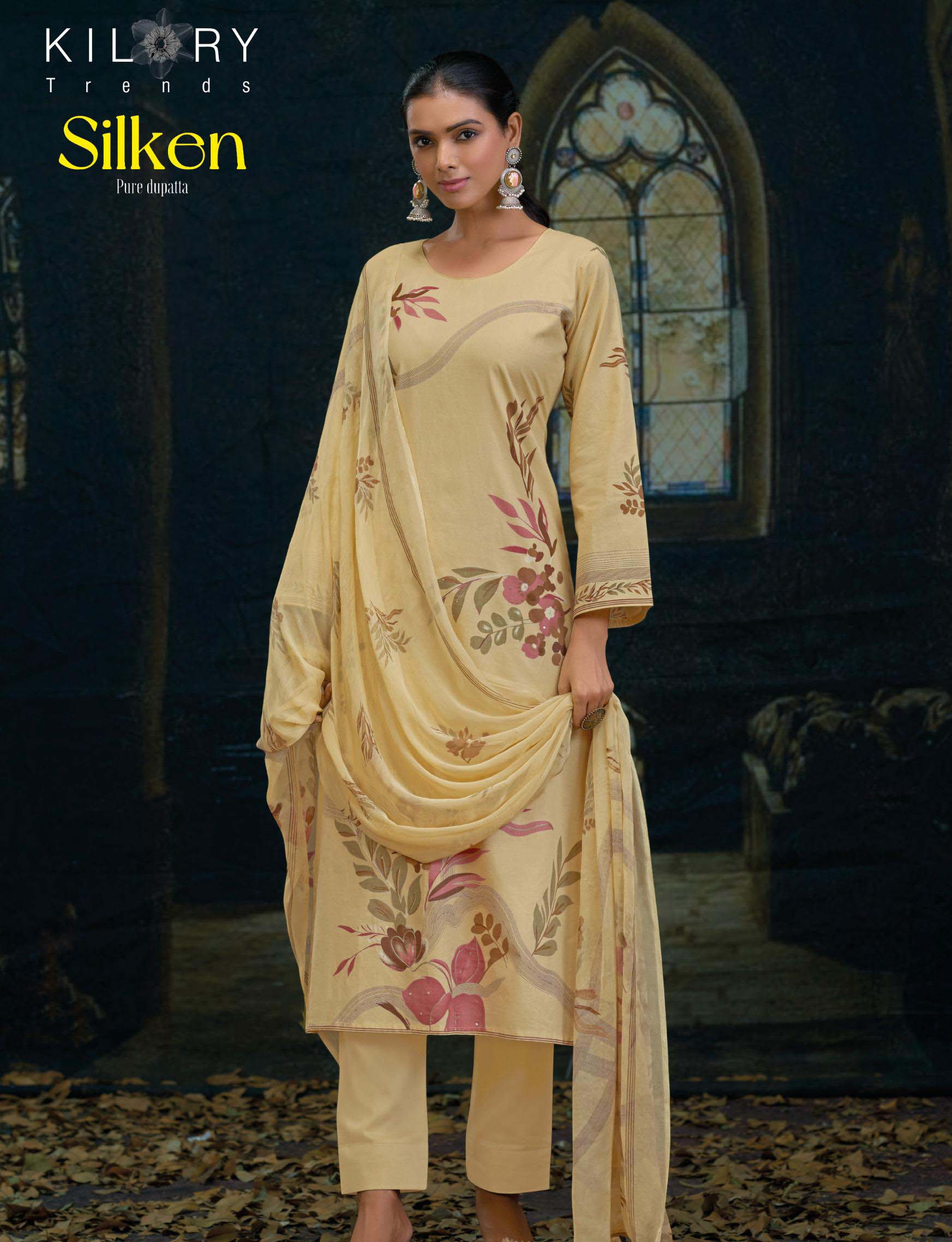 Kilory Trends Silken Pure Lwan Cotton Wholesale Fancy Salwar Suit Catalog