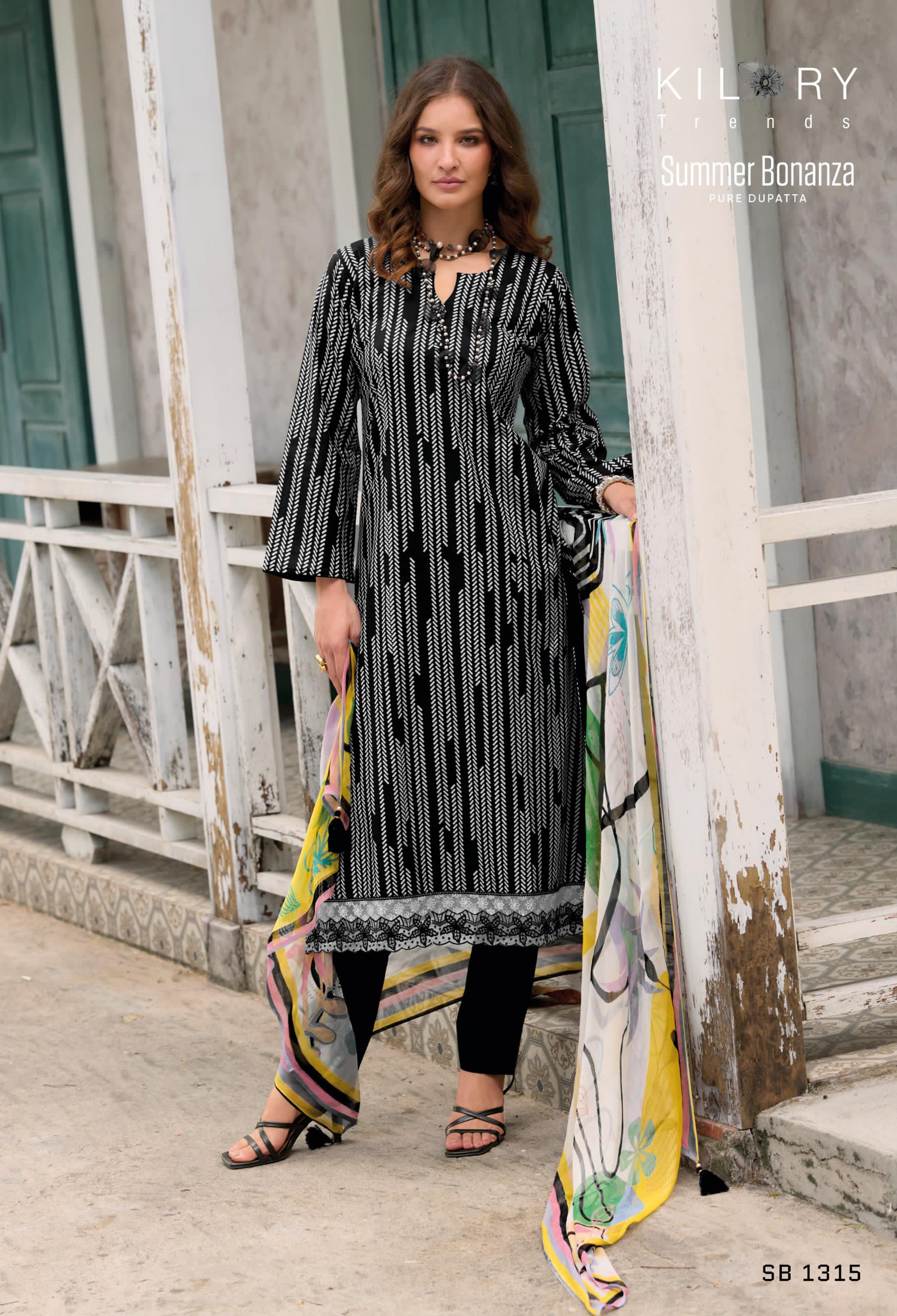 Kilory Trends Summer Bonanza Pure Lwan Cotton Wholesale Pakistani Salwar Suit Catalog - Image 3