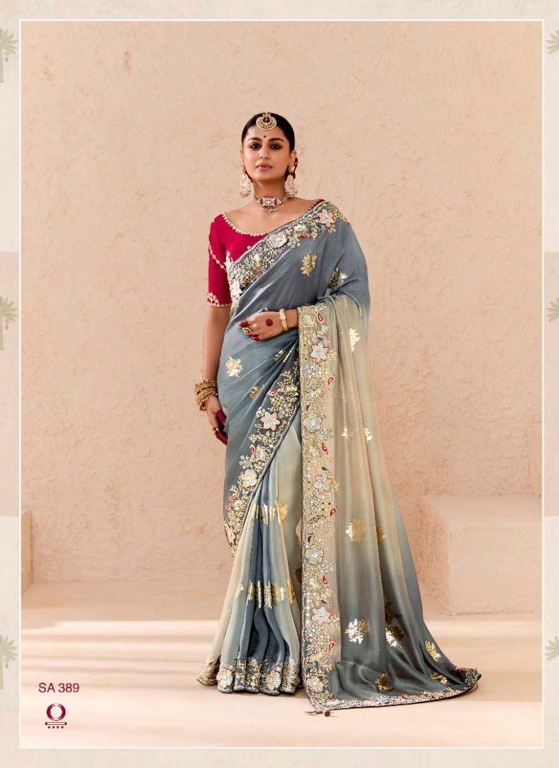 Kimora Shehnaai Viscose Bemberg Wholesale Designer Saree Catalog — Wholesale Sarees, Kimora wholesale from Surat - Gallery Image 10
