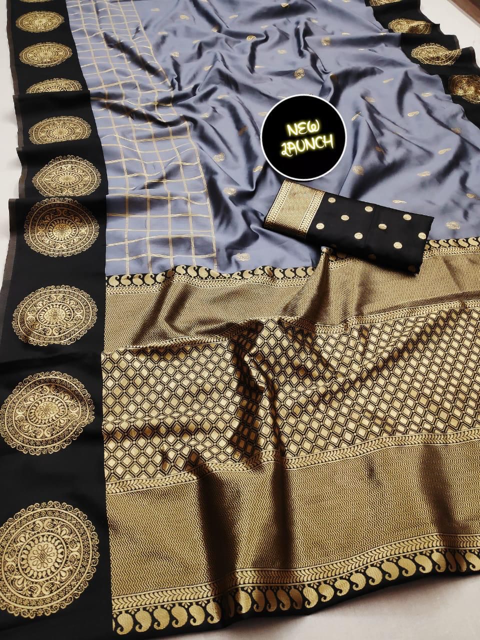 Kp-R Creation Kp-R:-080 Soft Lilan Slab Wholesale Fancy Sarees Collection - Image 4