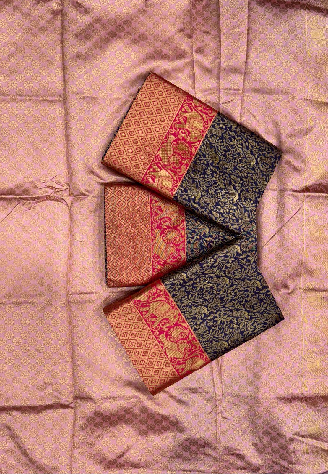 Kp-R Creation Kp-R- 215 Soft Lichi Silk Wholesale Sarees Collection - Image 5