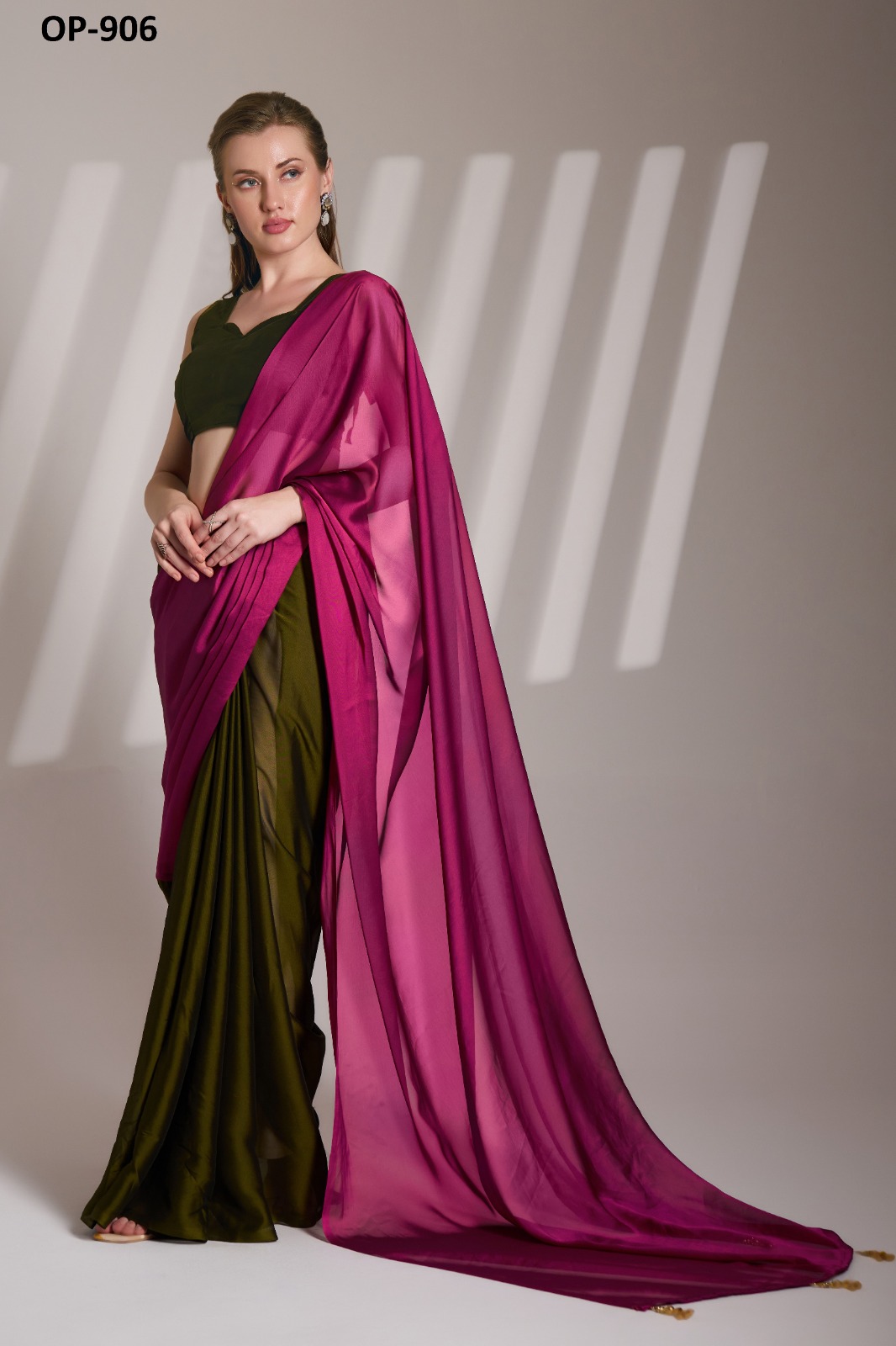 Laxminam OP-906 Satin Rangoli Saree
