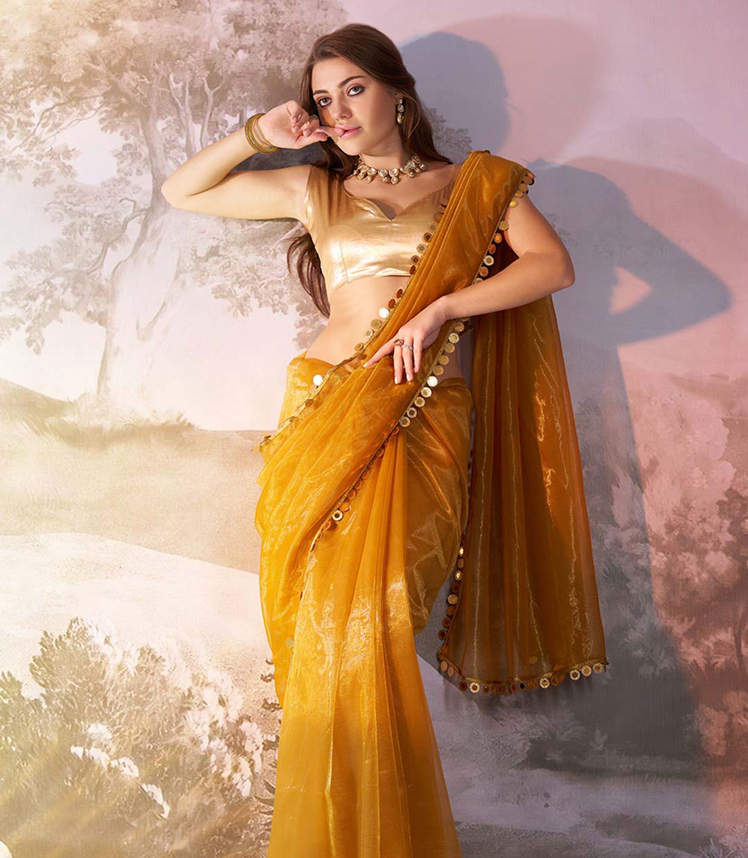 Laxminam Op-915 Twill Net Wholesale Fancy Saree Catalog