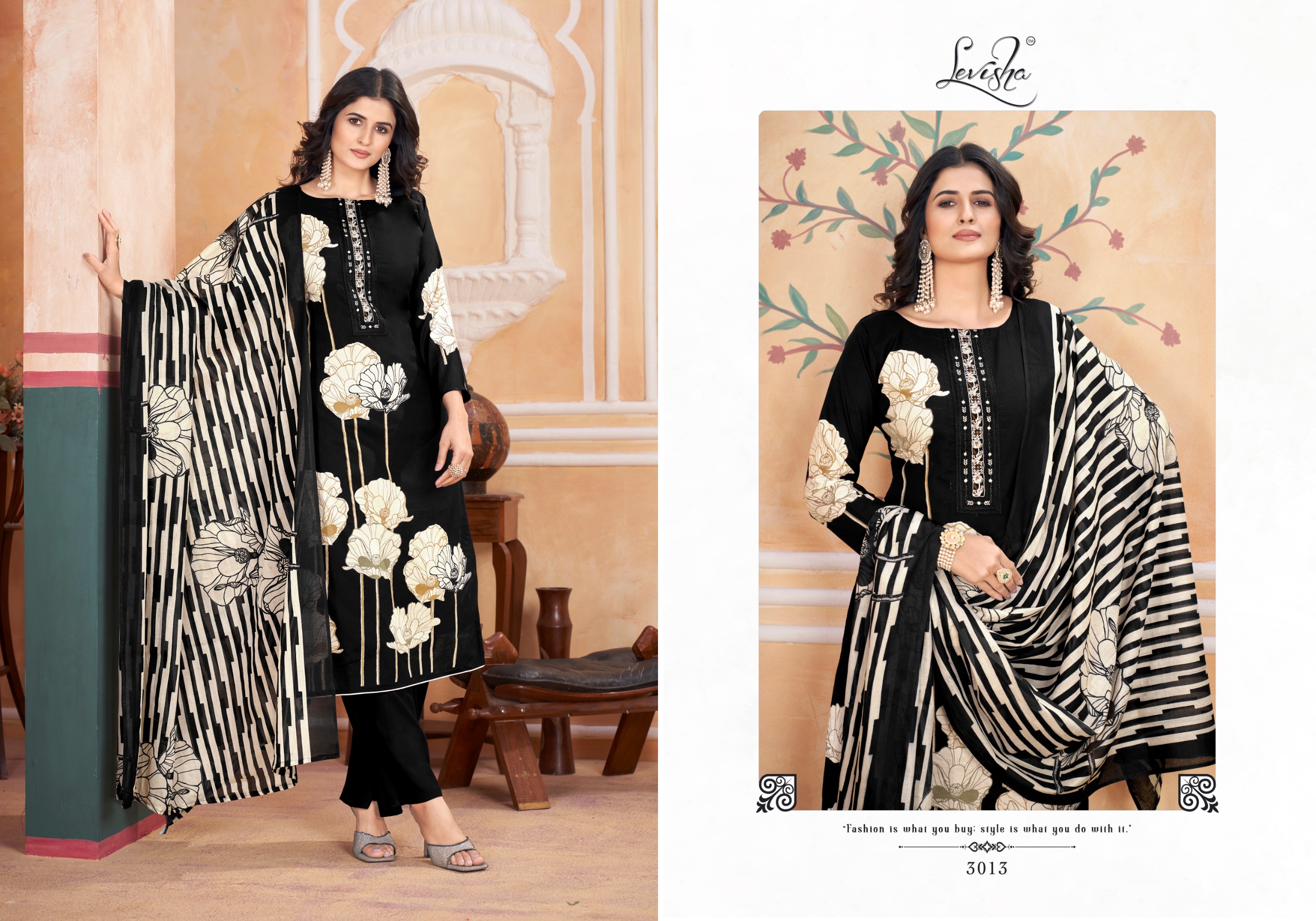 Levisha Dil-Bagh Cemrik Cotton Wholesale Fancy Salwar Suit Catalog - Image 4