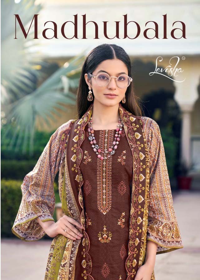 Levisha Madhubala Cemric Lawn Cotton Wholesale Pakistani Salwar Suit Catalog