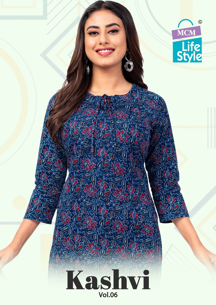 Mcm Kashvi Vol-6 Cotton Wholesale Short Top Collection