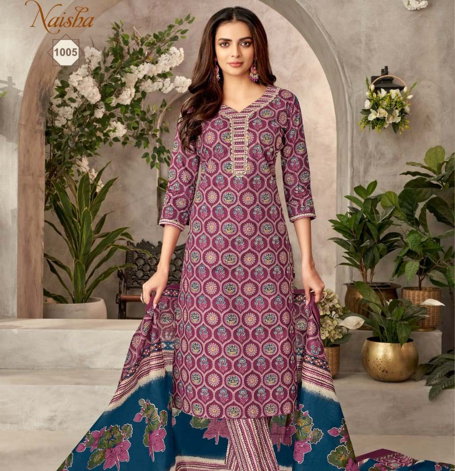 Mayur Naisha Vol 1 Cotton Wholesale Dress Material Catalog