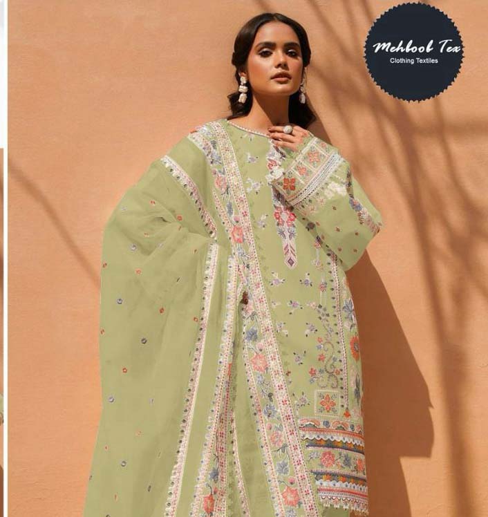 Mehboob Tex 1341 Cotton Wholesale Pakistani Salwar Suit Catalog