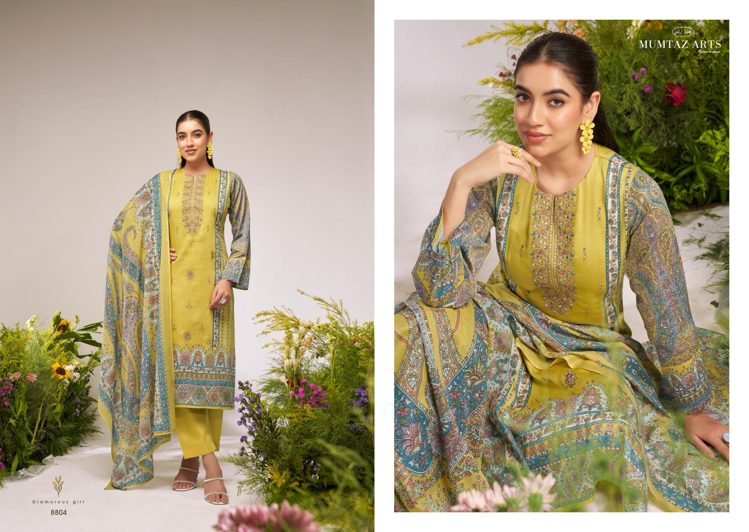 Mumtaz Flower Valley Series 8801 Digital Printed Wholesale Pakistani Salwar Suit Collection - Image 6