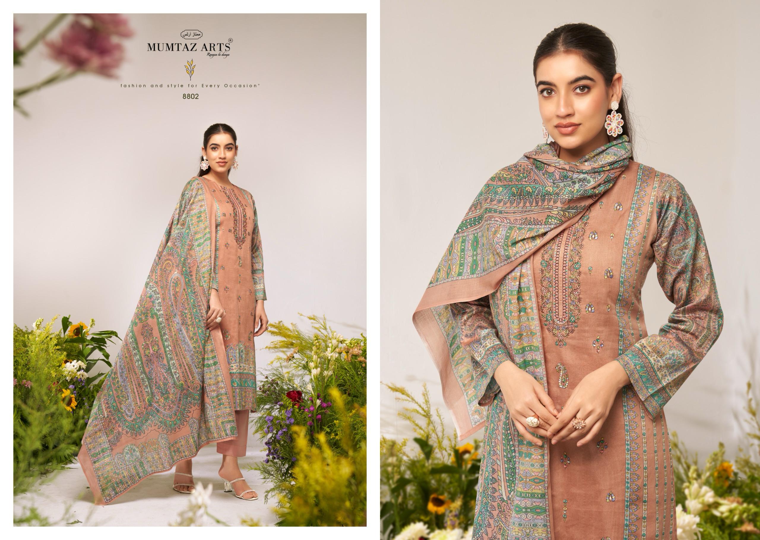 Mumtaz Flower Valley Series 8801 Digital Printed Wholesale Pakistani Salwar Suit Collection - Image 7