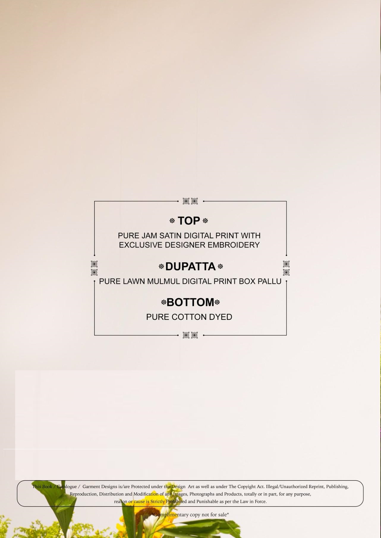 Mumtaz Flower Valley Series 8801 Digital Printed Wholesale Pakistani Salwar Suit Collection - Image 8