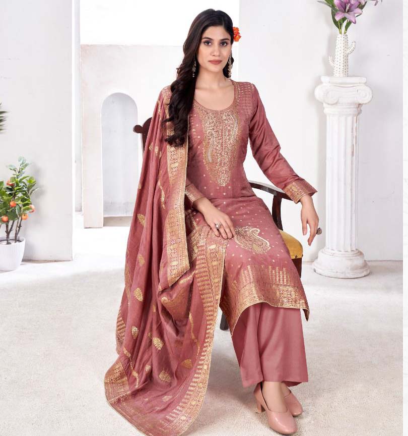 Naari Vedha Pure Muslin Jacard Wholesale Fancy Salwar Suit Catalog
