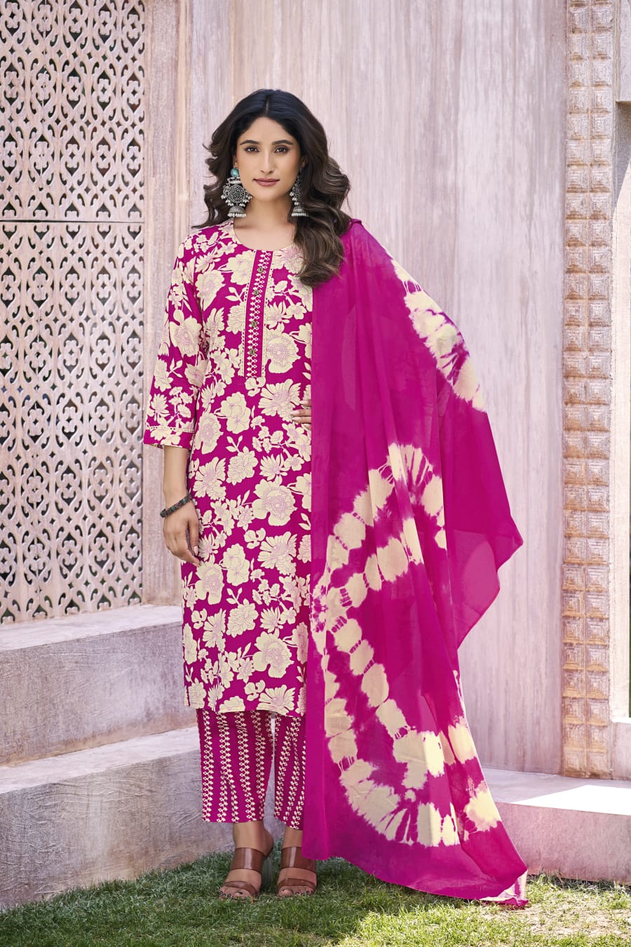 Ossm Celebrity Heavy Rayon Print Wholesale Readymade Salwar Suit Collection - Image 4