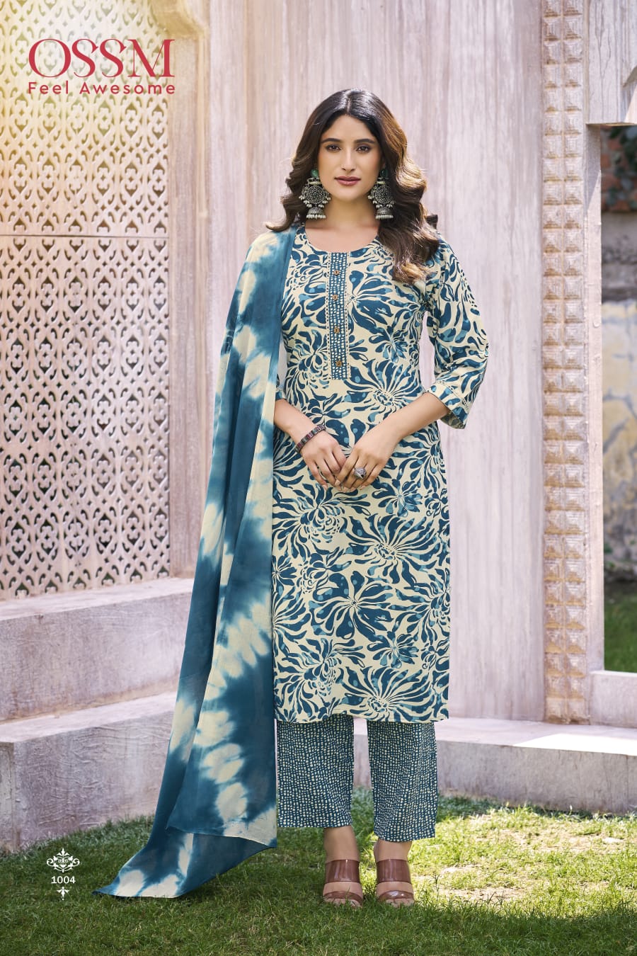 Ossm Celebrity Heavy Rayon Print Wholesale Readymade Salwar Suit Collection - Image 5