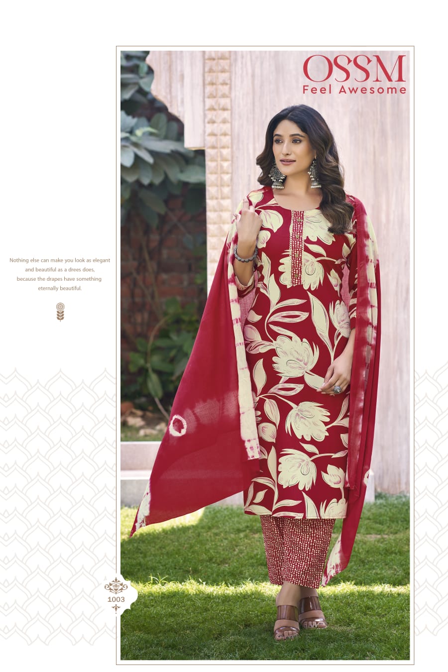 Ossm Celebrity Heavy Rayon Print Wholesale Readymade Salwar Suit Collection - Image 6