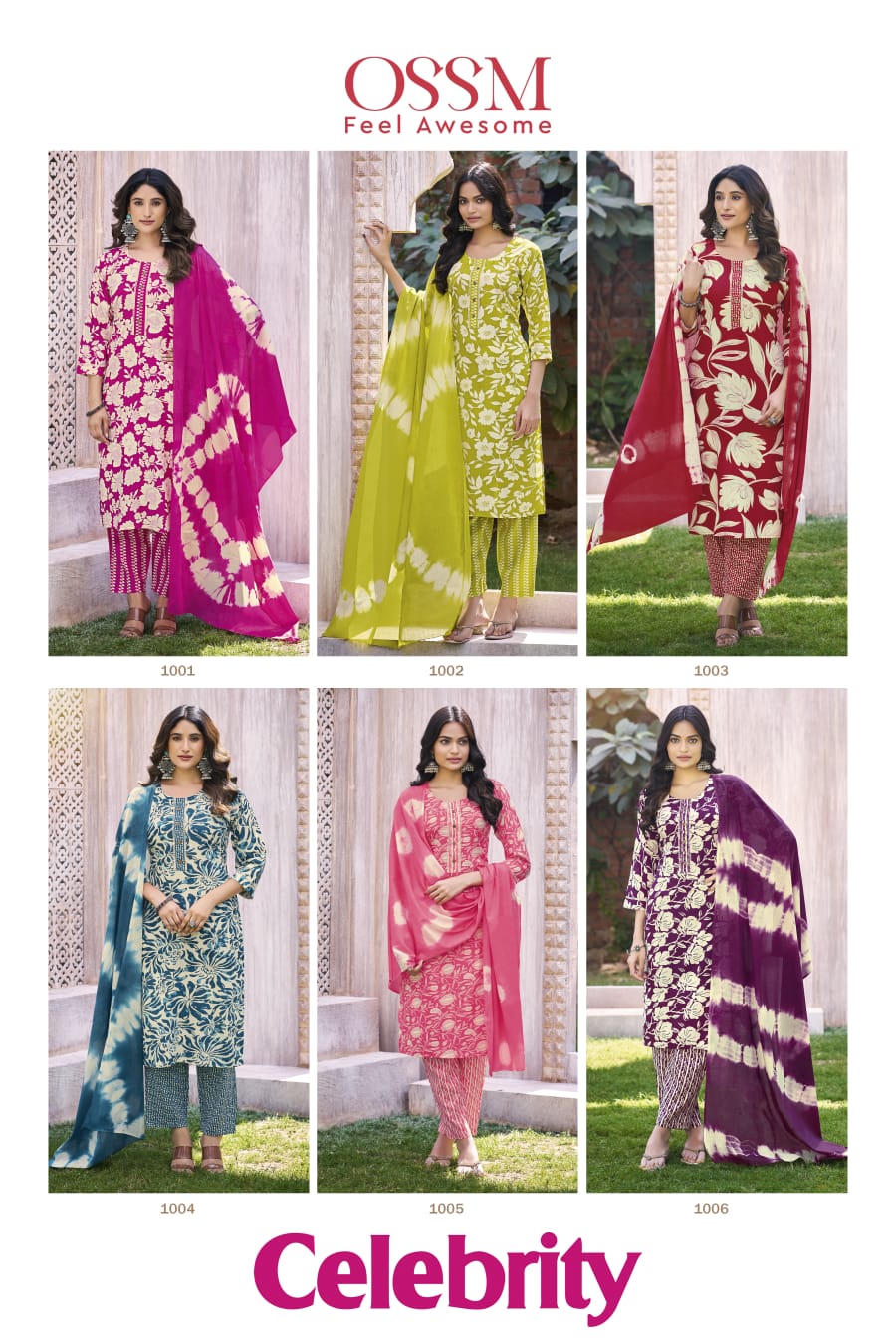 Ossm Celebrity Heavy Rayon Print Wholesale Readymade Salwar Suit Collection - Image 8