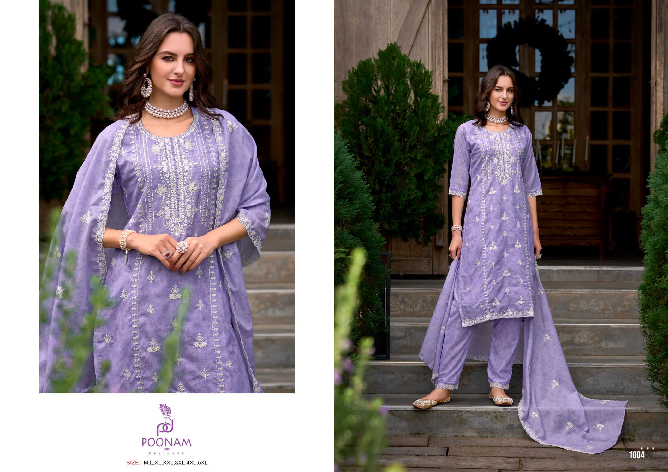 Poonam Lilah Cotton Digital Printed Wholesale Readymade Salwar Suit Catalog - Image 2