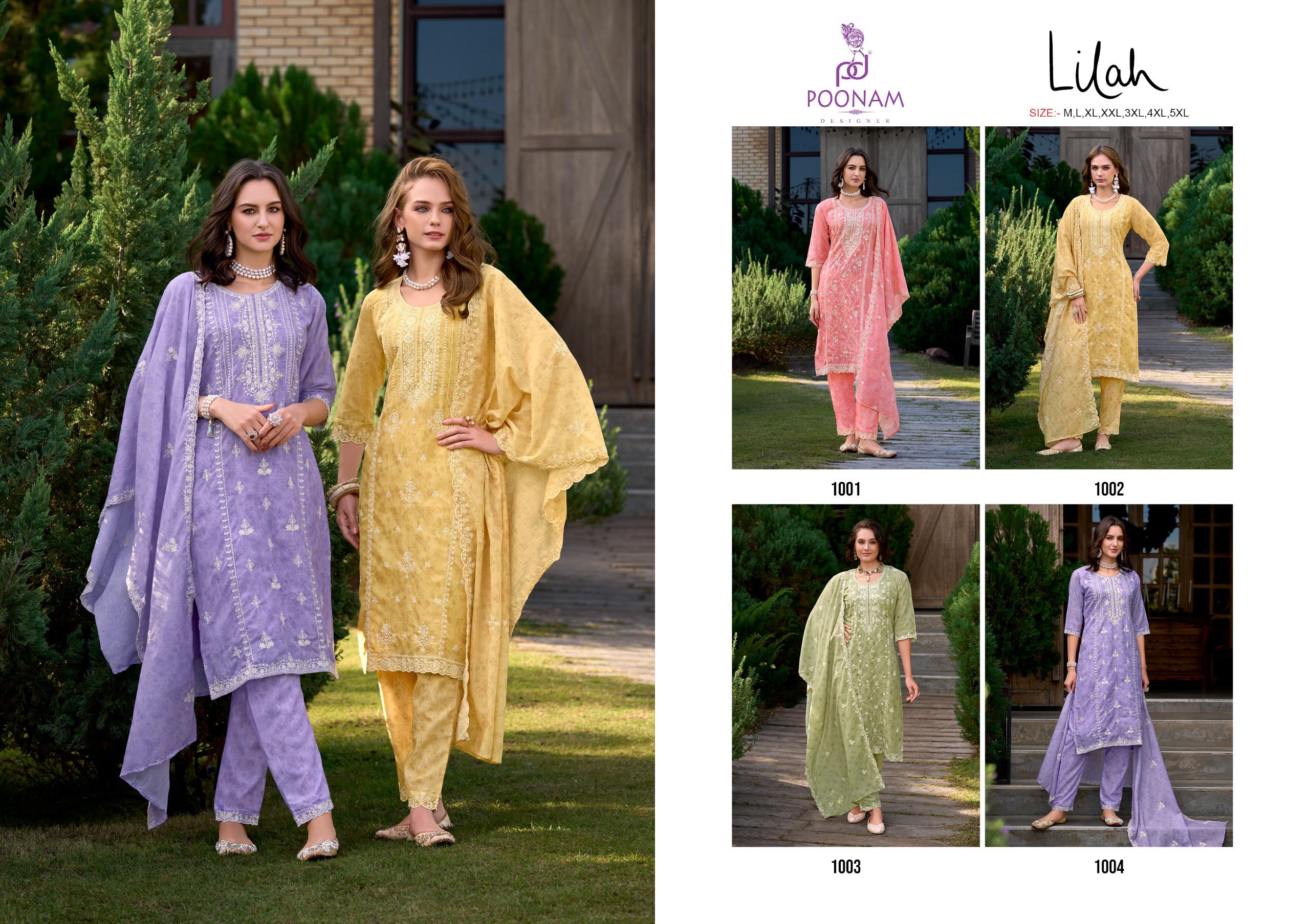 Poonam Lilah Cotton Digital Printed Wholesale Readymade Salwar Suit Catalog - Image 3