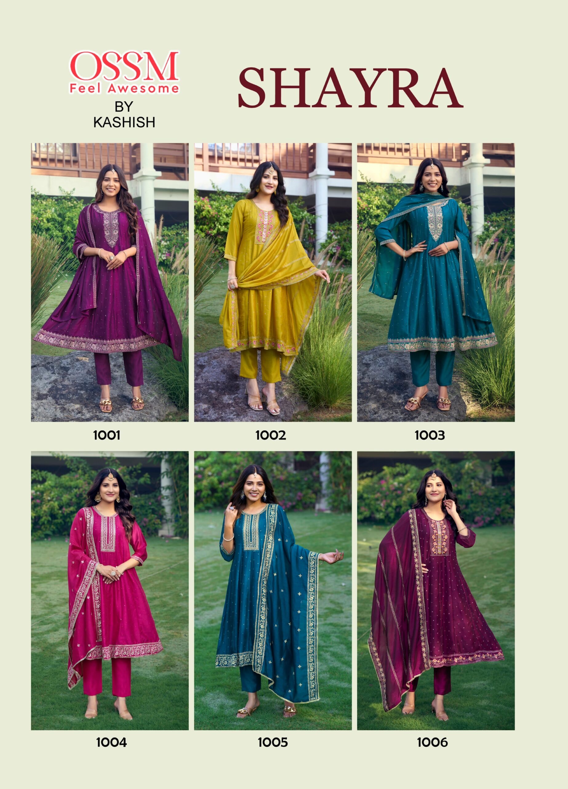 Ossm Shayra Vichitra Silk Wholesale Kurti Bottom With Dupatta Collection - Image 8