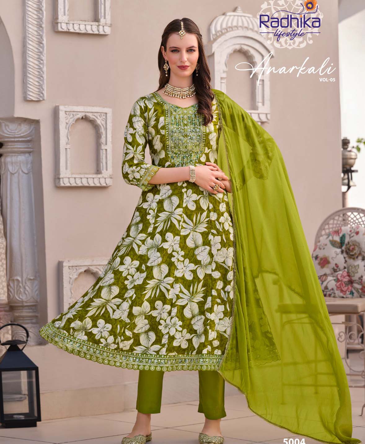 Radhika Anarkali Vol 5 Rayon Wholesale Readymade Salwar Suit Catalog