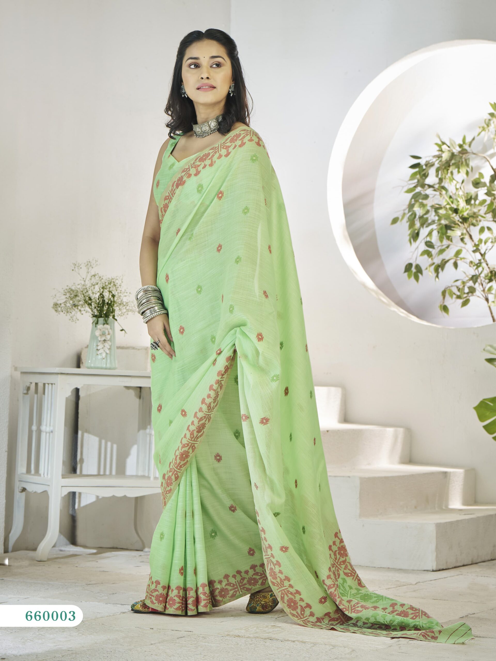 Rajpath Disha Silk Linen Wholesale Designer Saree Catalog - Image 7
