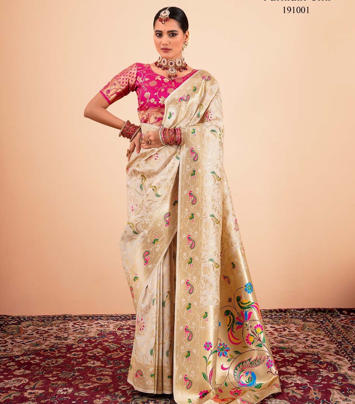 Rajpath Shailja Paithani Silk With Zari Weaving Wholesale Sarees Catalog