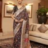 Rajtex Kashifa Silk Kashmiri Modal Handloom Weaving Saree