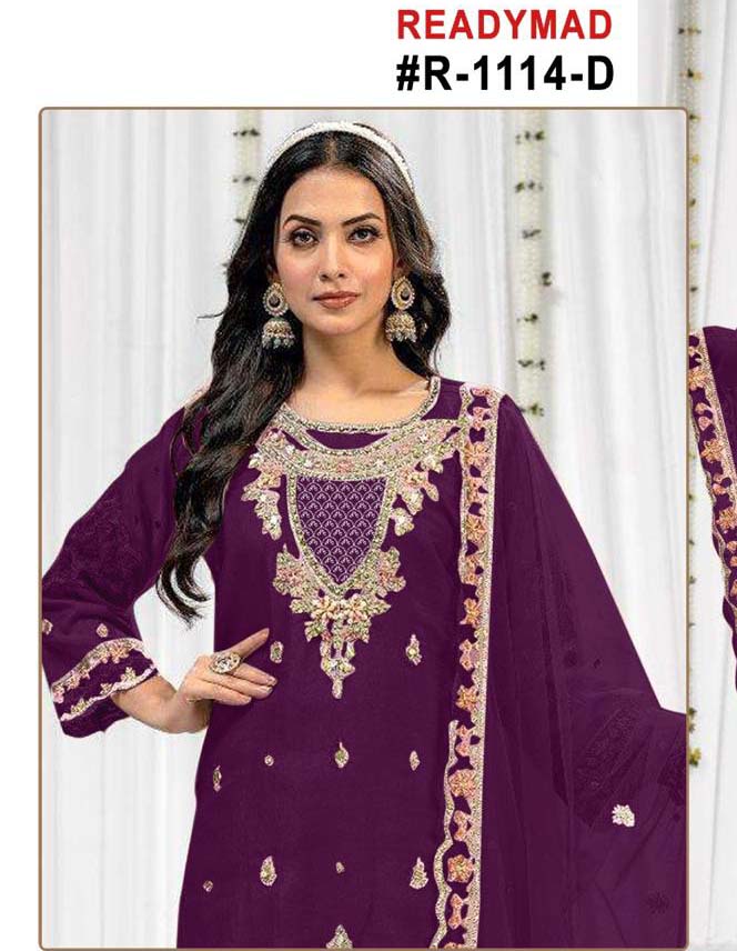 Ramsha R-1110 Nx New Chart Orgenza Wholesale Readymade Salwar Suit Catalog