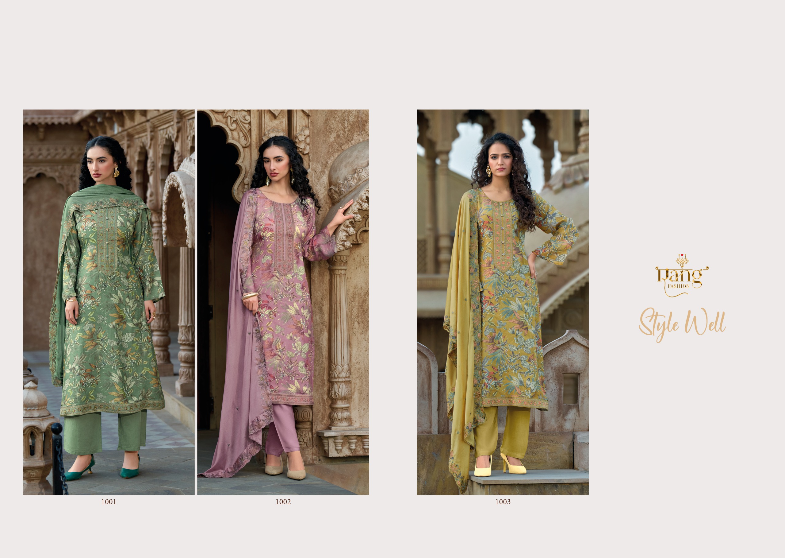 Rang Fashion Style Well Pure Viscose Muslin Wholesale Fancy Salwar Suit Catalog - Image 5