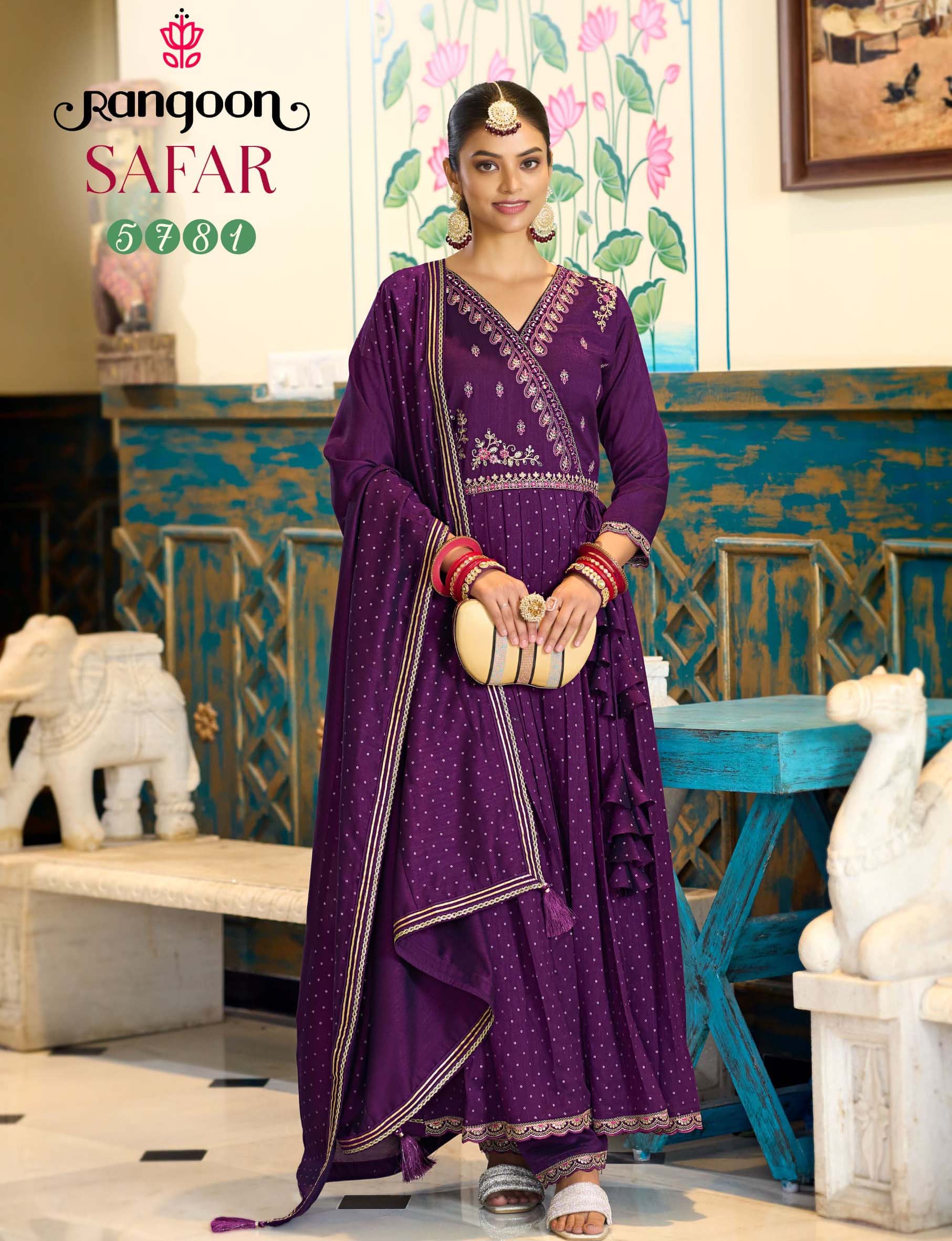 Rangoon Safar Silk Wholesale Readymade Salwar Suit Catalog