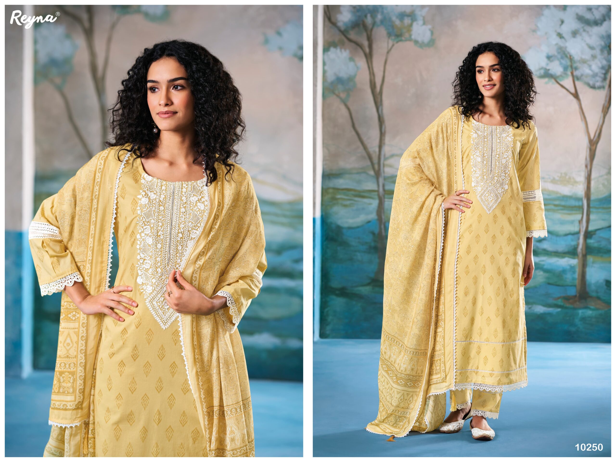 Reyna Rumi Superior Cotton Block Print Wholesale Designer Salwar Kameez Collection - Image 2