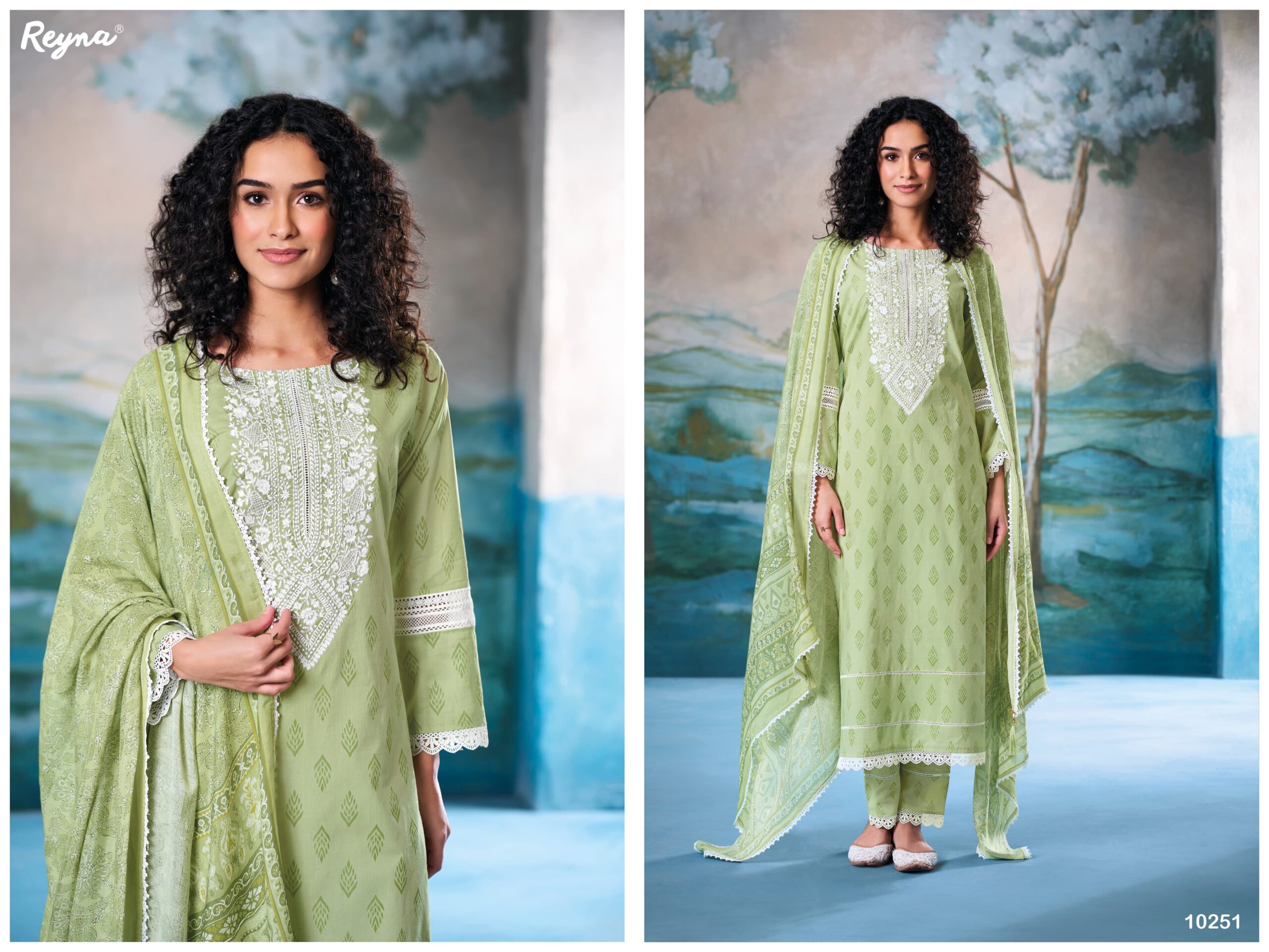 Reyna Rumi Superior Cotton Block Print Wholesale Designer Salwar Kameez Collection - Image 5