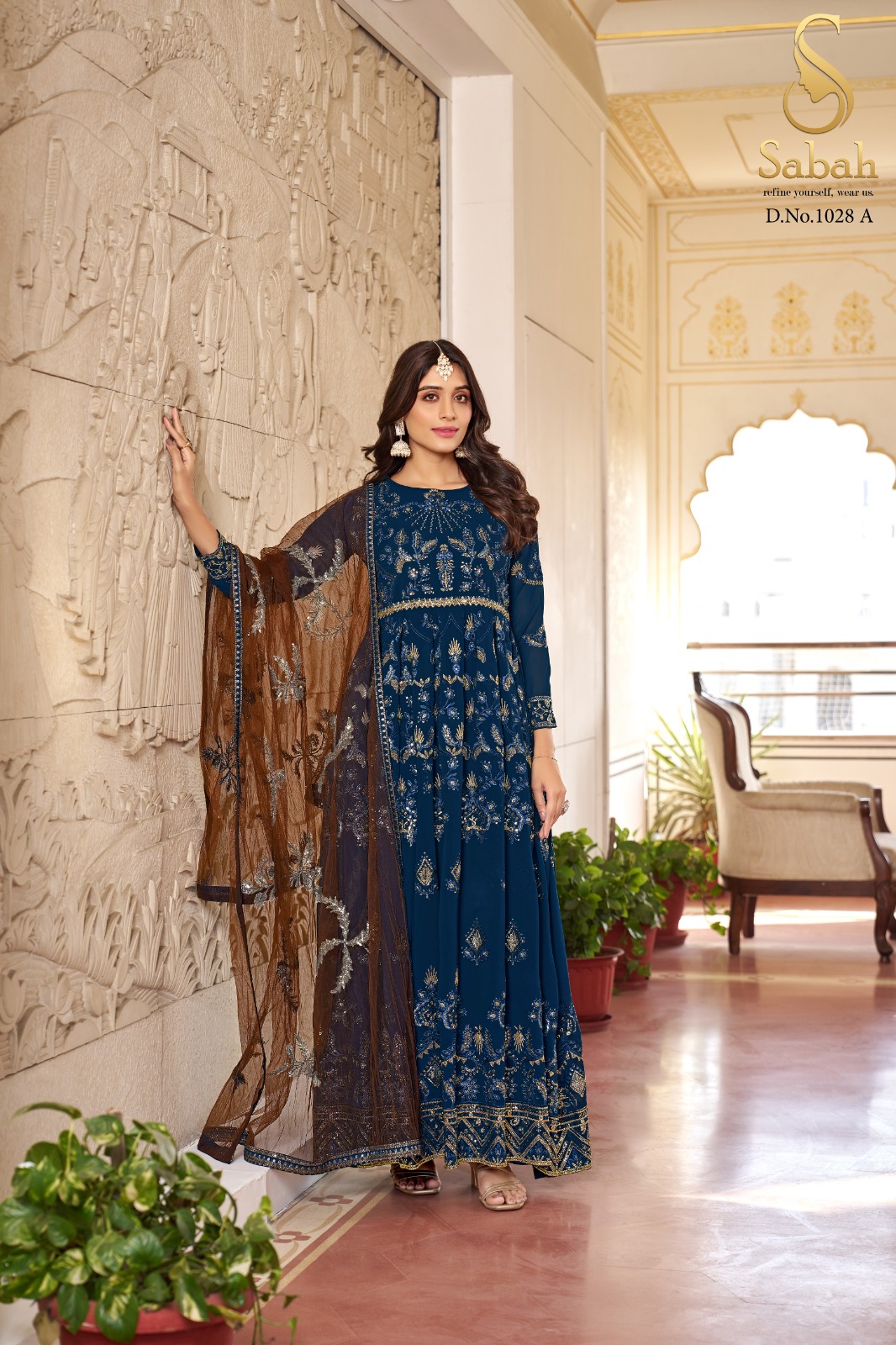 Sabah Anokhi Semi-Stitched Faux Georgette Suit Collection Set - Image 9