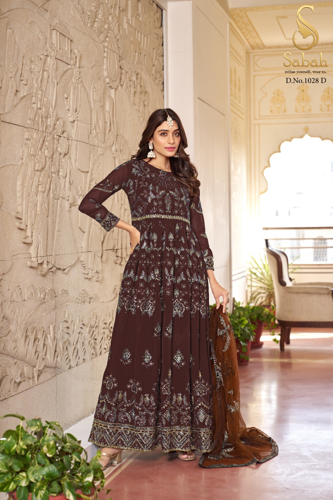 Sabah Anokhi Semi-Stitched Faux Georgette Suit Collection Set - Image 5