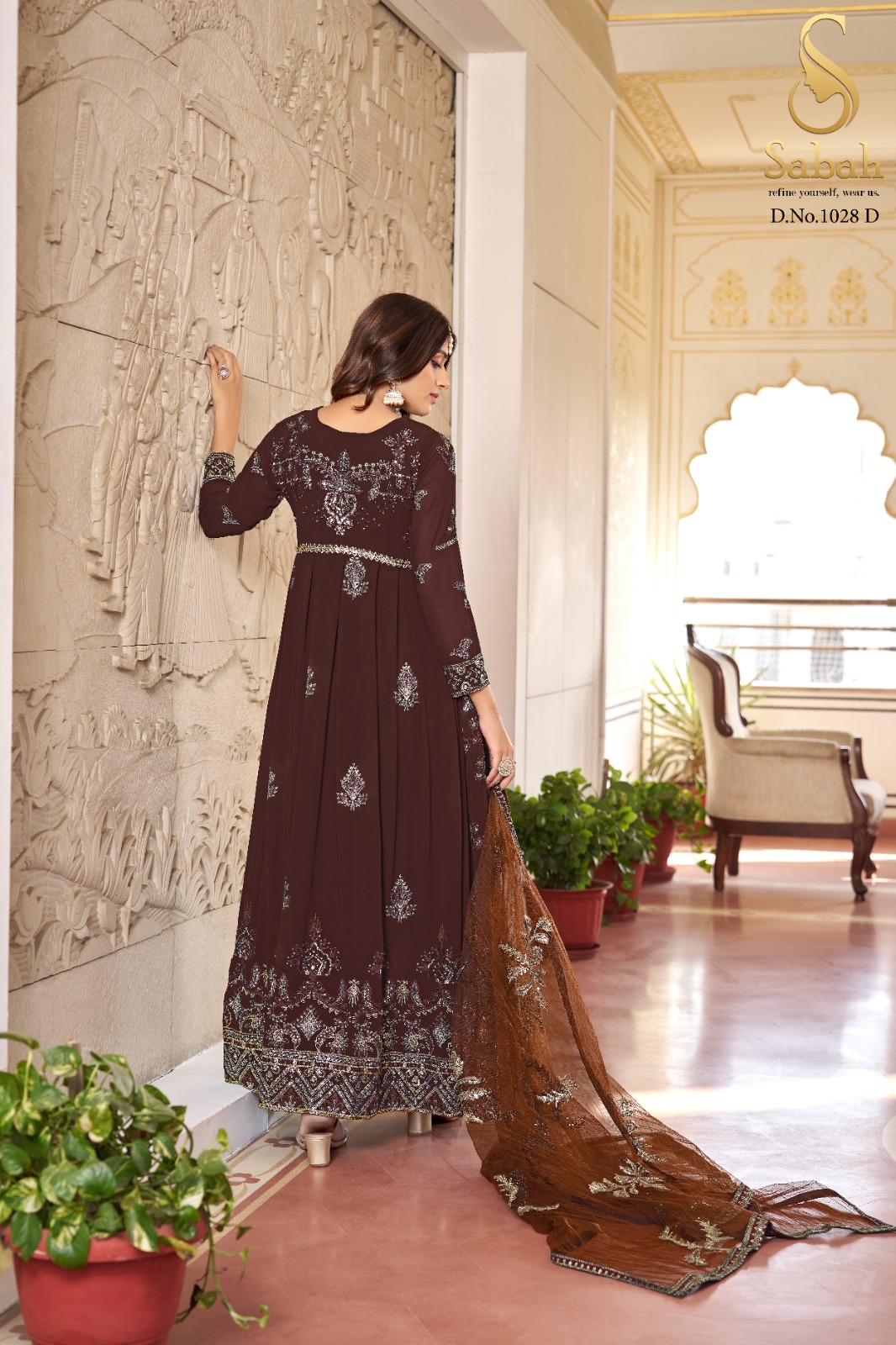Sabah Anokhi Semi-Stitched Faux Georgette Suit Collection Set - Image 7