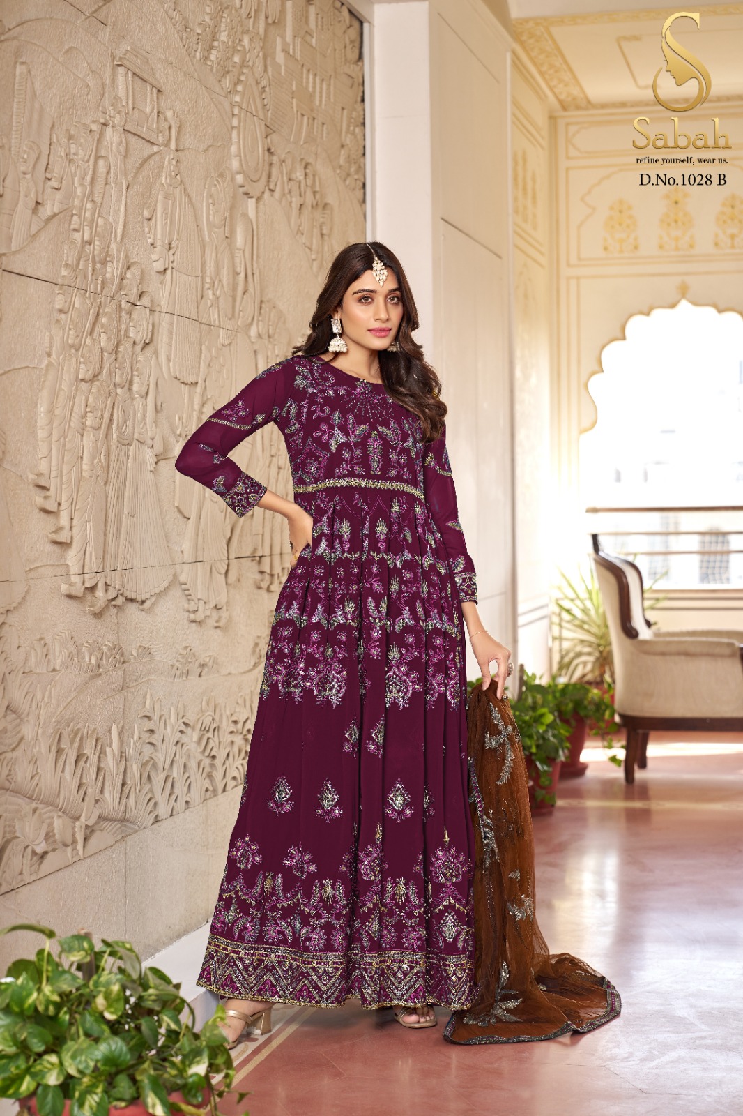 Sabah Anokhi Semi-Stitched Faux Georgette Suit Collection Set - Image 11