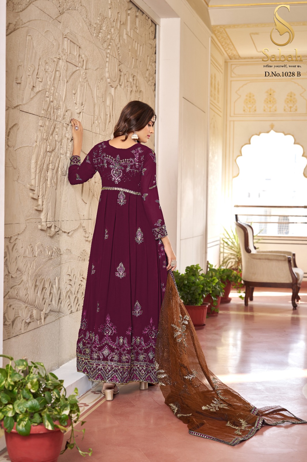 Sabah Anokhi Semi-Stitched Faux Georgette Suit Collection Set - Image 3